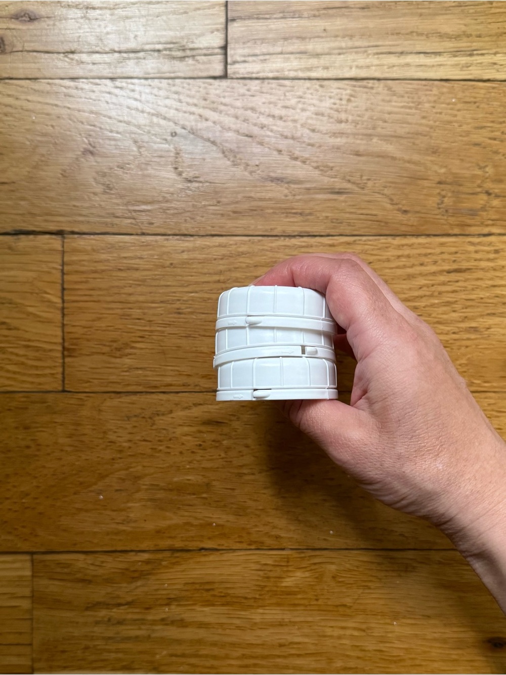 milk container bottle white plastic caps (set of 3)